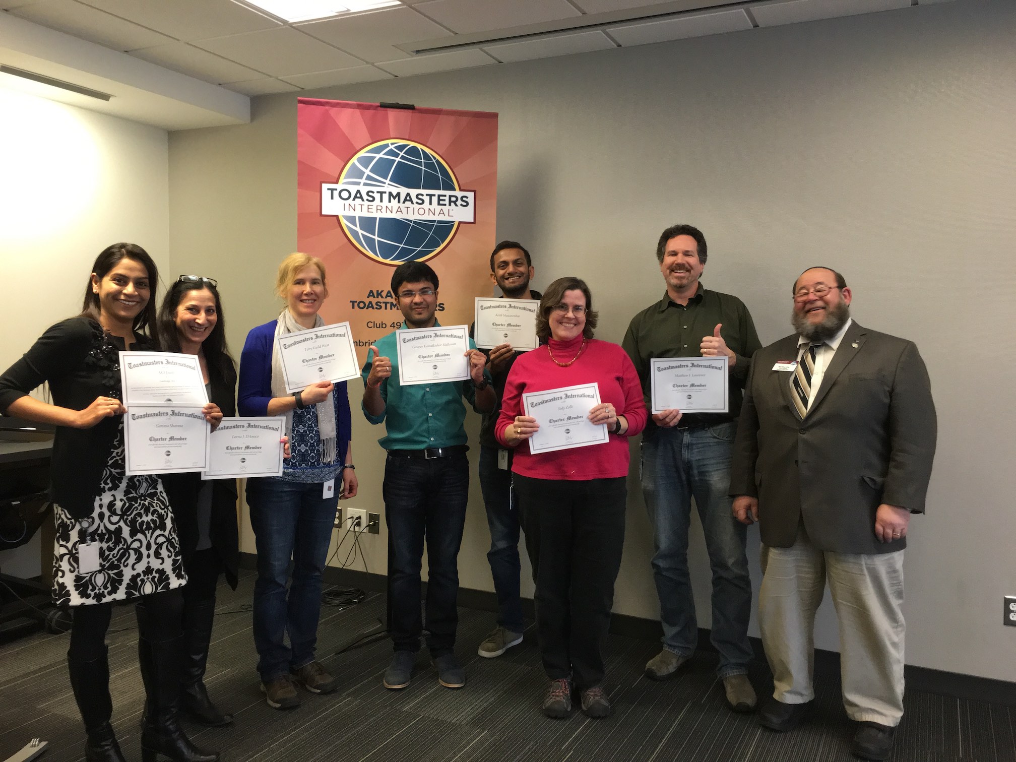 The Akatoasts charter members